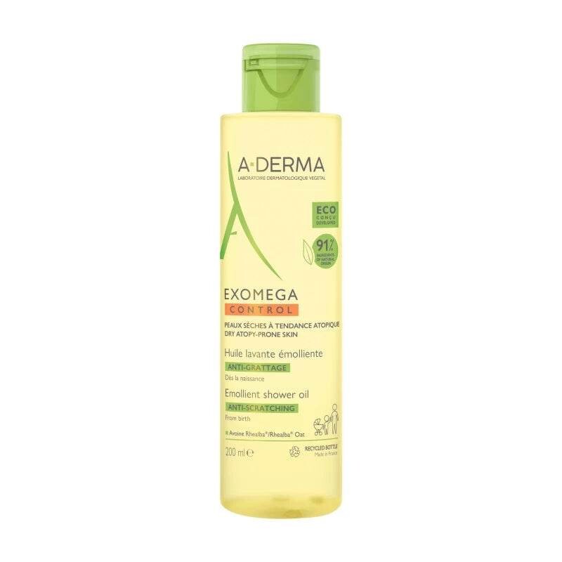 A-Derma Exomega Control Huile lavante émolliente anti-grattage 200 ml