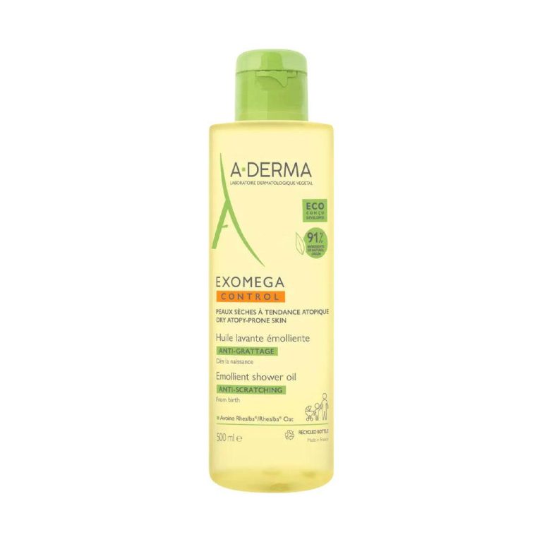 A-Derma Exomega Control Huile lavante émolliente anti-grattage 500 ml