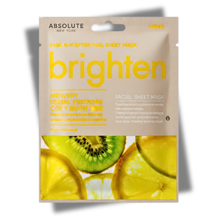 Absolute New York Brightening Masque tissu éclat