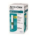 Accu-Chek Active Bandelettes de glycémie 25 bandelettes