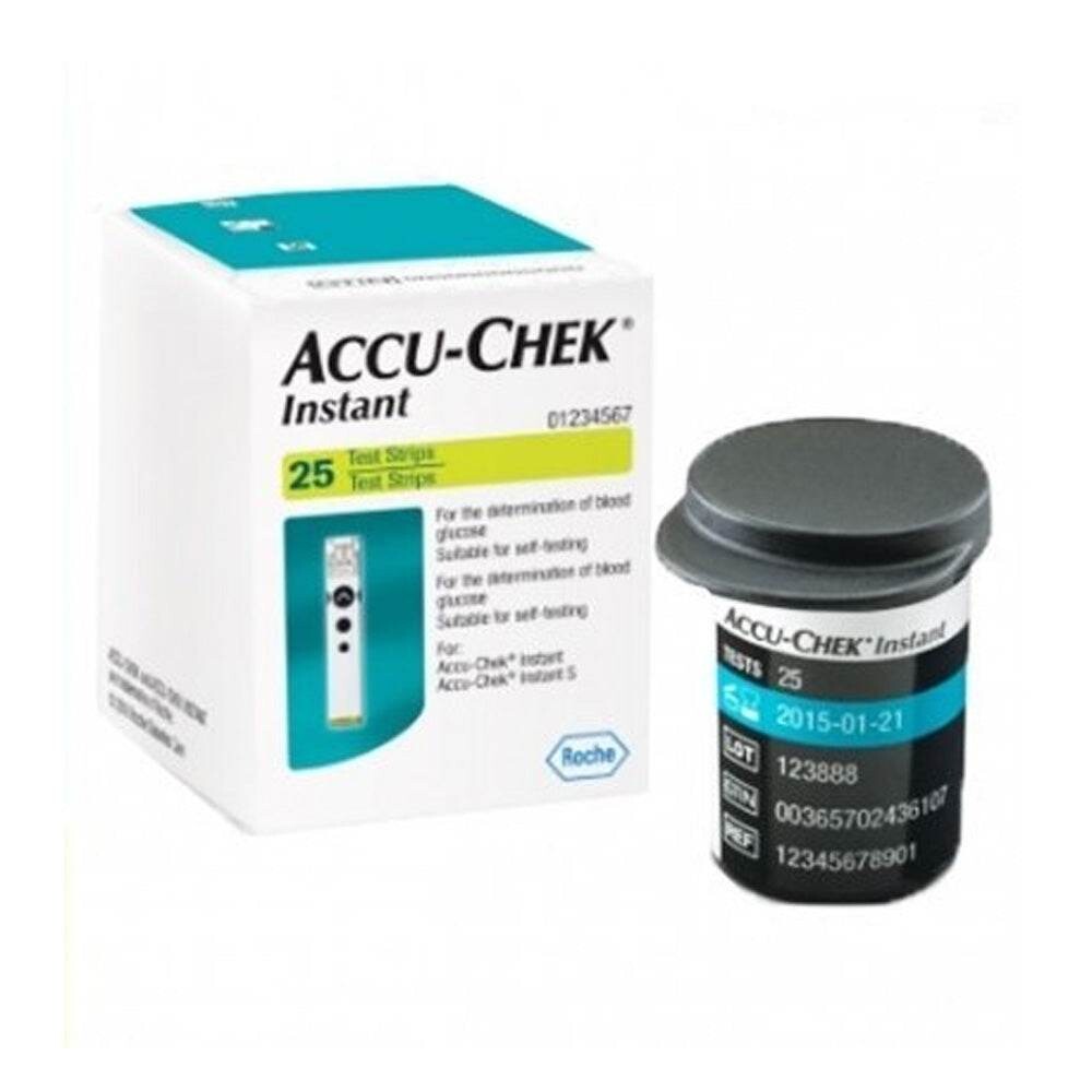 Accu-Chek Instant Bandelettes réactives 25 bandelettes
