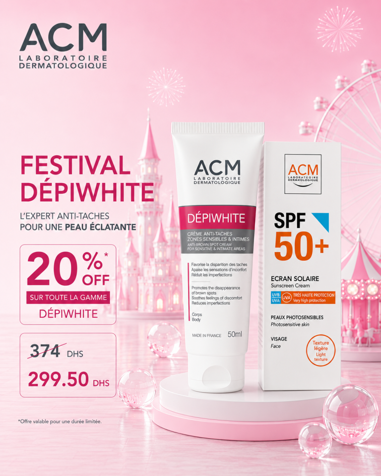 ACM Dépiwhite Crème anti-taches zones sensibles et intimes 40 ml + Écran SPF50+