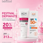 ACM Depiwhite Lait corporel éclaircissant + Crème solaire SPF50+