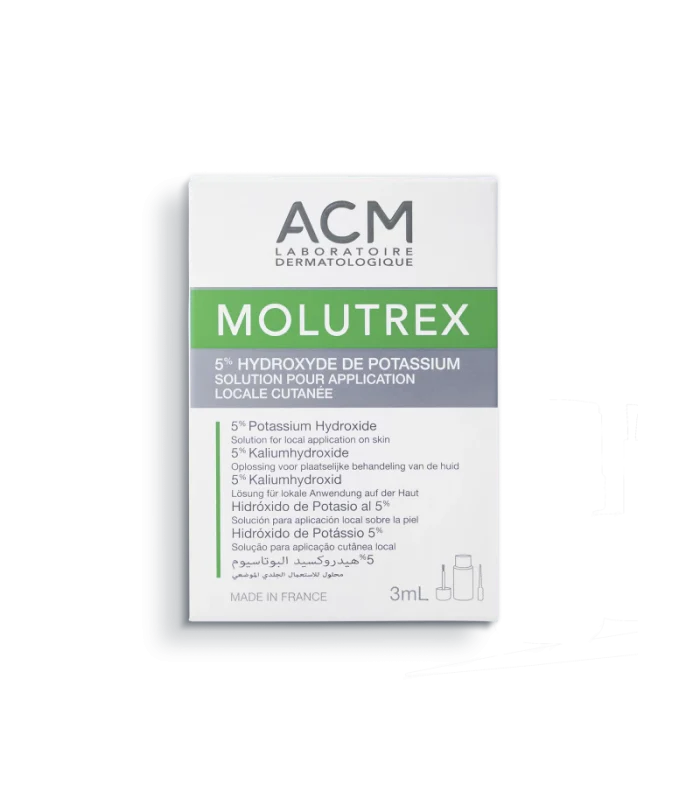 ACM Molutrex 5 % Solution cutanée 3 ml ACM Molutrex 5 % Solution cutanée 3 ml