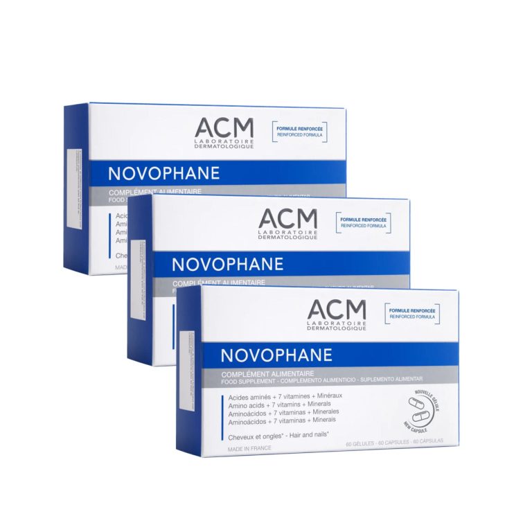 ACM Novophane Expert Cheveux & Ongles Cure 3 mois Lot de 3