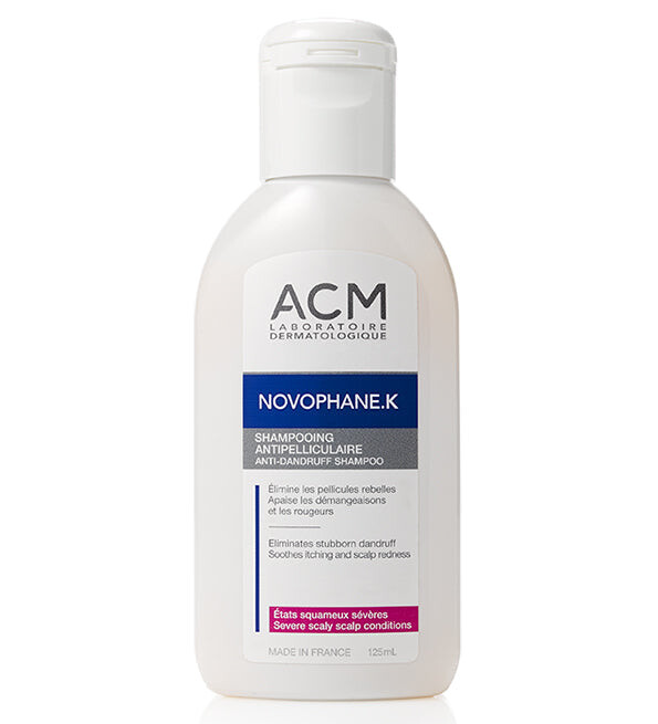 ACM Novophane K Shampooing antipelliculaire états squameux sévères 125 ml ACM Novophane K Shampooing antipelliculaire états squameux sévères 125 ml