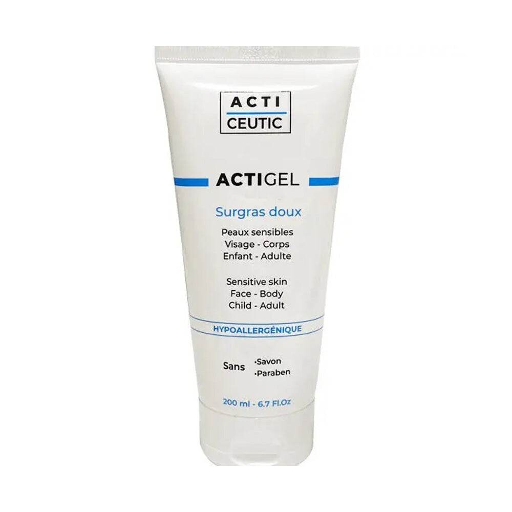 Acti Ceutic Actigel Surgras doux peaux sensibles 200 ml