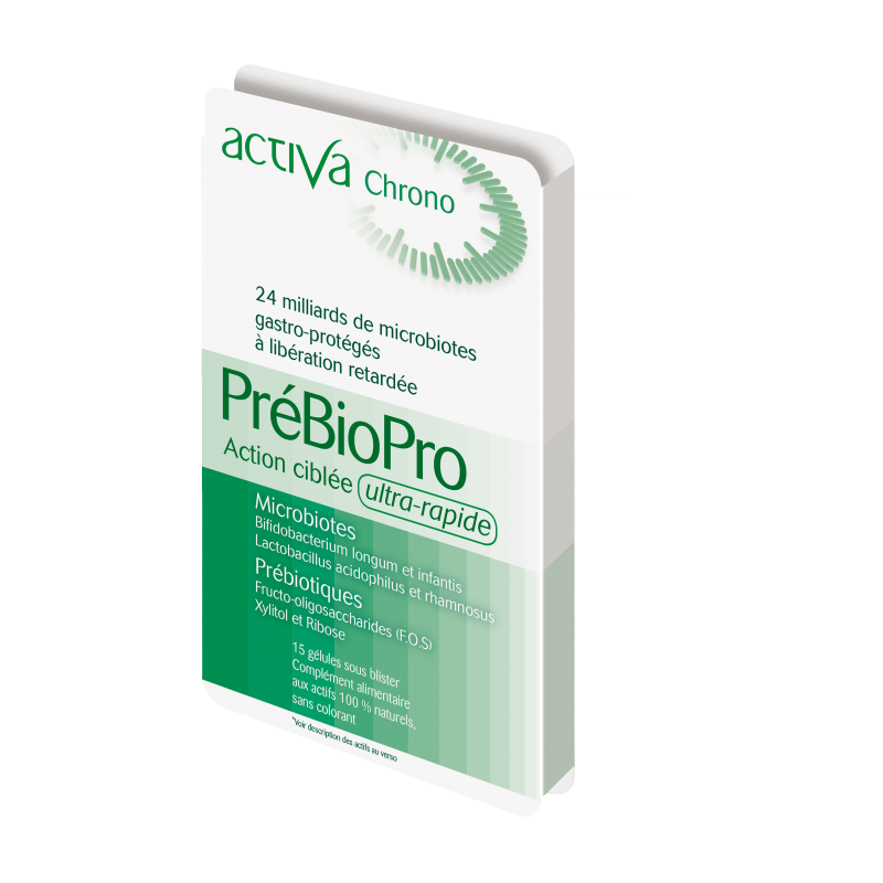 Activa Chrono PréBioPro 15 gélules Activa Chrono PréBioPro 15 gélules