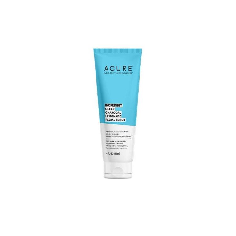 Acure Incredibly Clear Charcoal Lemonade Facial Scrub 118 ml