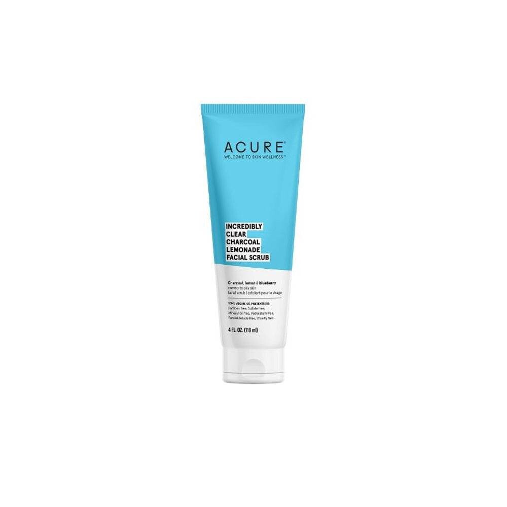 Acure Incredibly Clear Charcoal Lemonade Facial Scrub 118 ml Acure Incredibly Clear Charcoal Lemonade Facial Scrub 118 ml