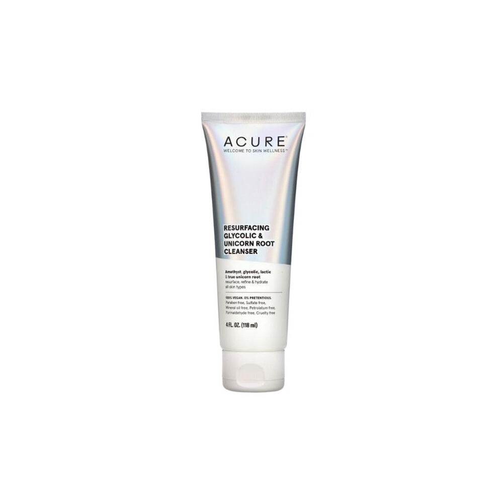Acure Resurfacing Glycolic & Unicorn Root Cleanser 118 ml Acure Resurfacing Glycolic & Unicorn Root Cleanser 118 ml