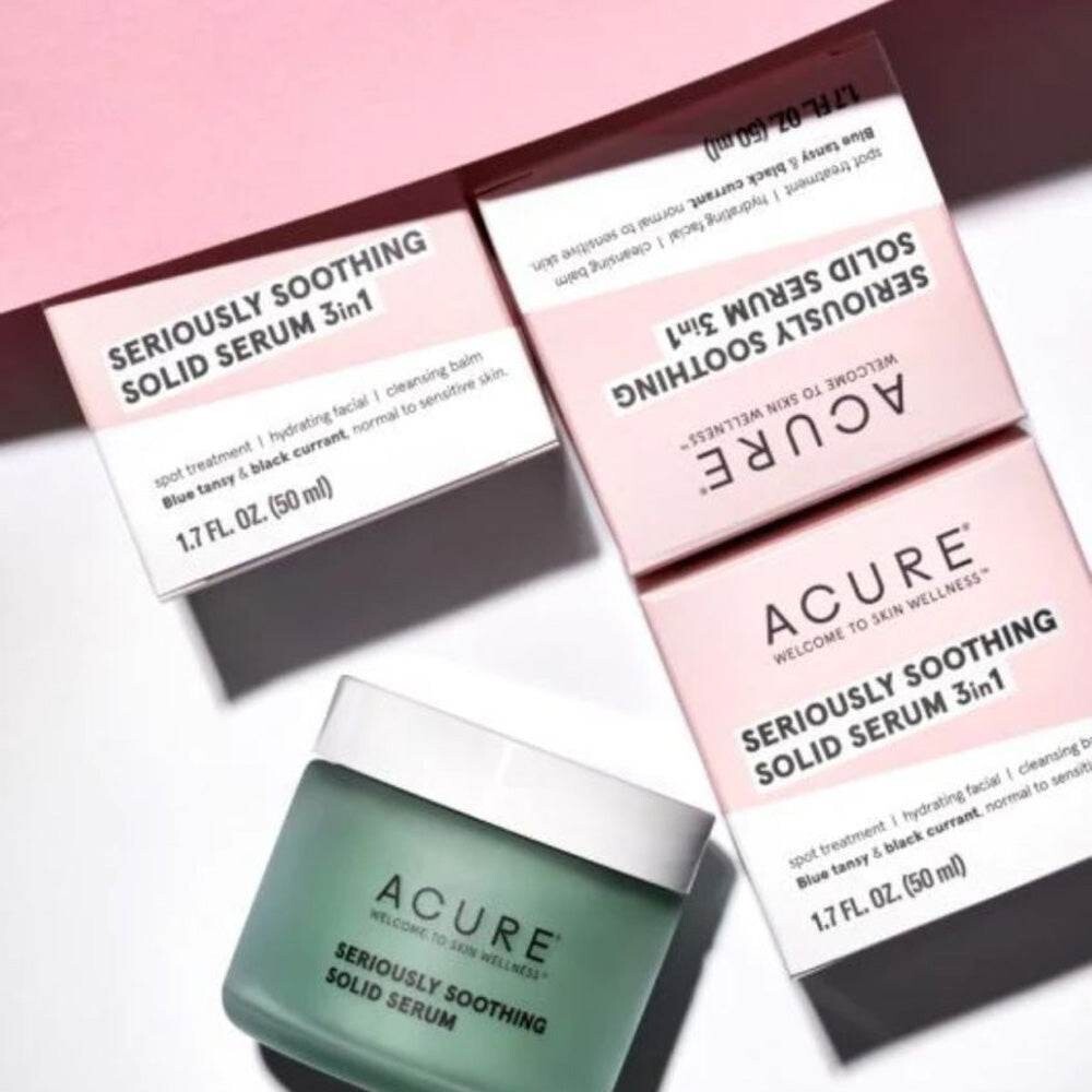 Acure Seriously Soothing Solid Serum 3-in-1 50 ml Acure Seriously Soothing Solid Serum 3-in-1 50 ml