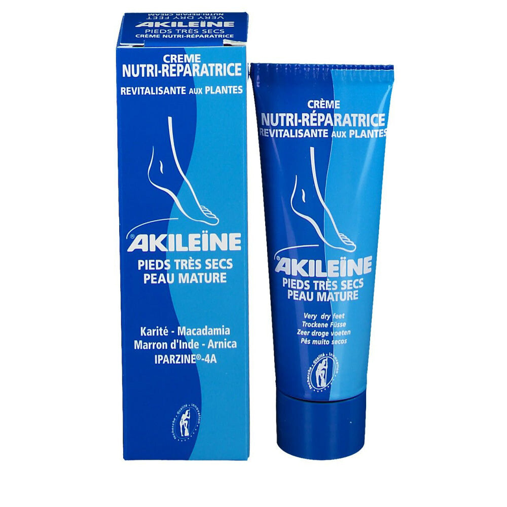 Akileïne Crème nutri-réparatrice pieds secs 50 ml