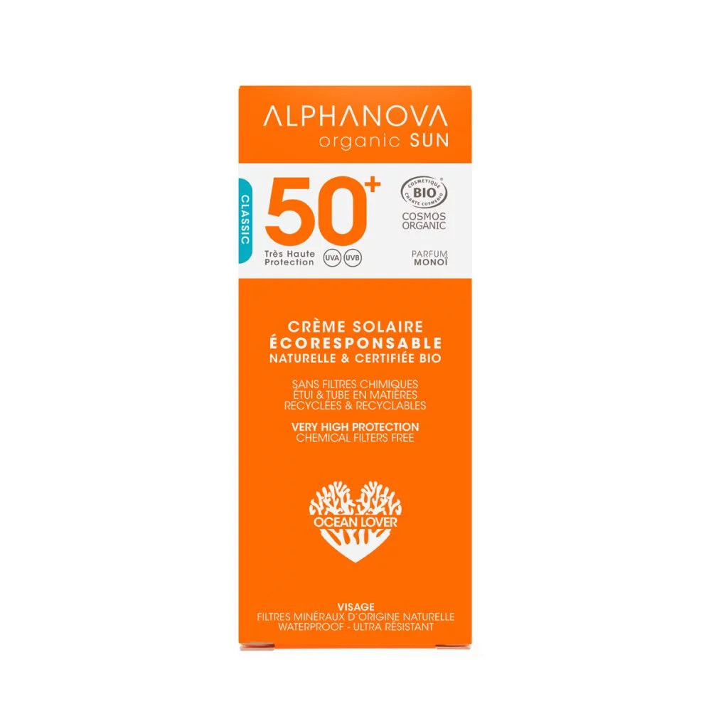 Alphanova Crème solaire bio très haute protection SPF50+