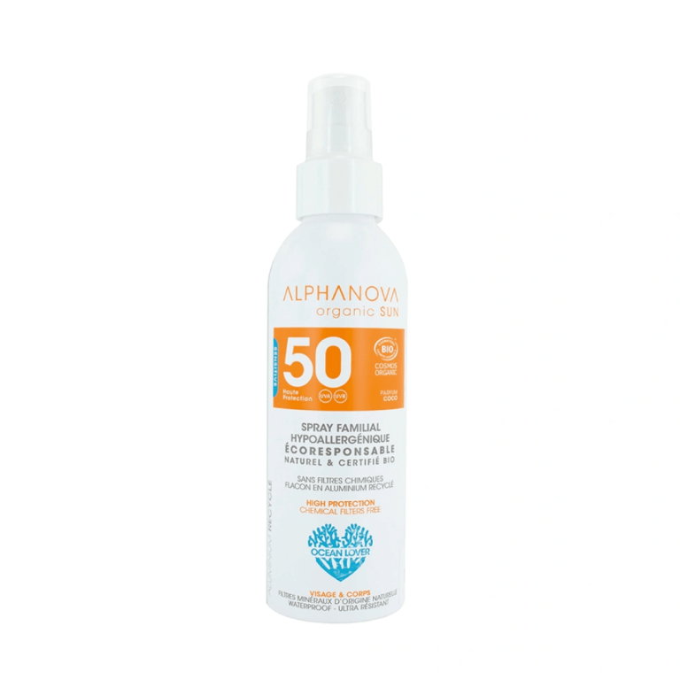 Alphanova Sun Spray solaire familial SPF50+ 150 g