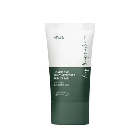 Anua Heartleaf Silky Moisture Sun Cream SPF50+ PA++++ 50 ml Anua Heartleaf Silky Moisture Sun Cream SPF50+ PA++++ 50 ml