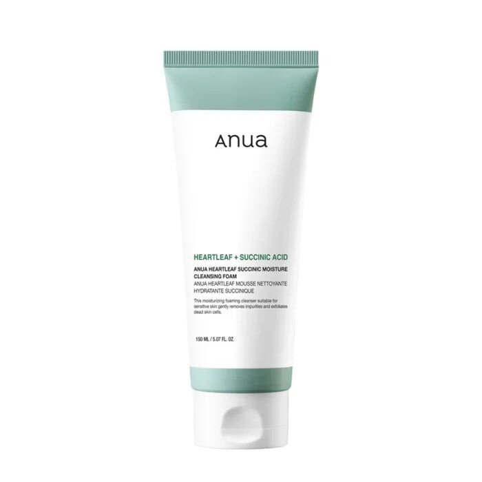 Anua Heartleaf Succinic Moisture Cleansing Foam 150 ml Anua Heartleaf Succinic Moisture Cleansing Foam 150 ml