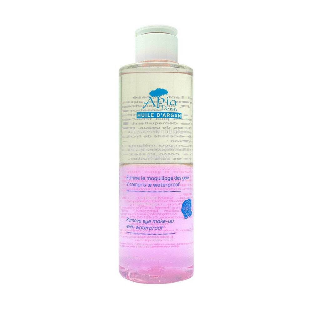 Apia Derm Démaquillant biphase à la rose 200 ml Apia Derm Démaquillant biphase à la rose 200 ml