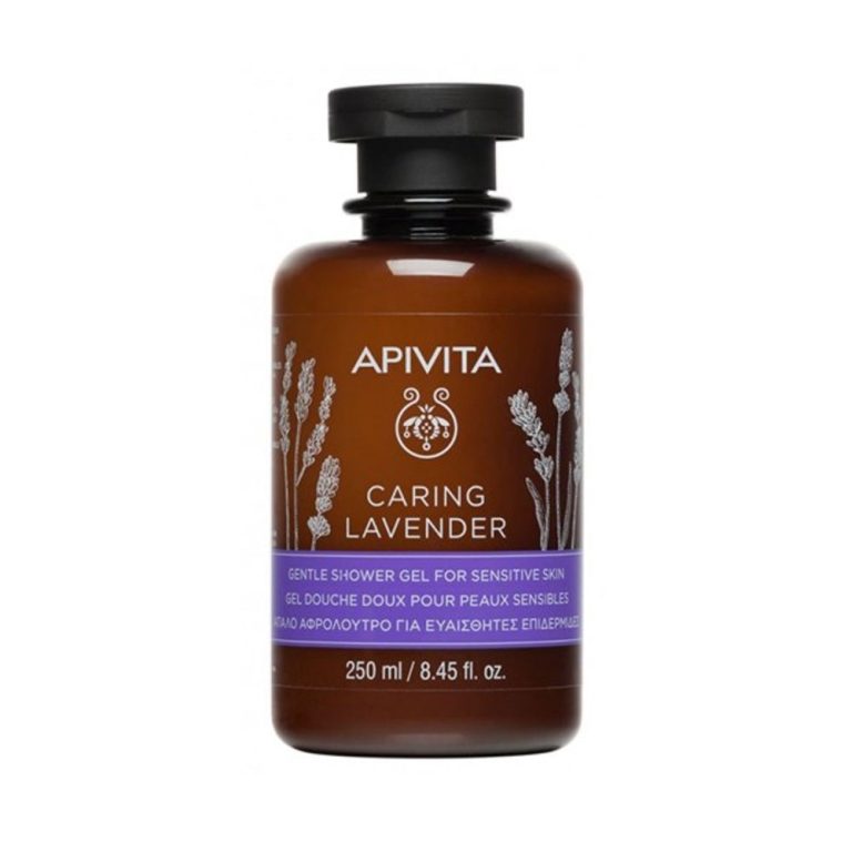 Apivita Gel douche doux lavande peaux sensibles 250 ml