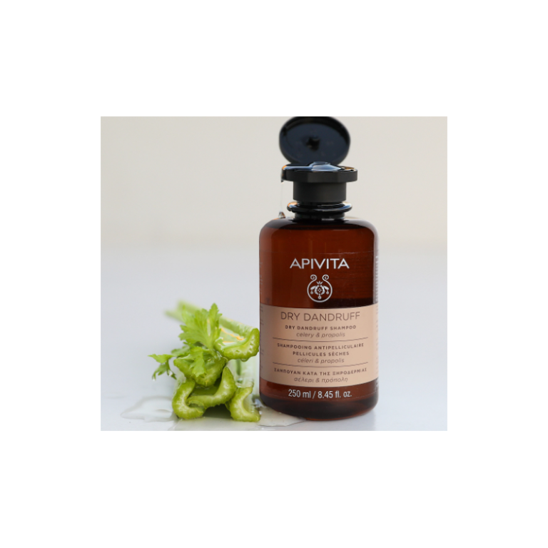 Apivita Shampooing antipelliculaire céleri et propolis 250 ml