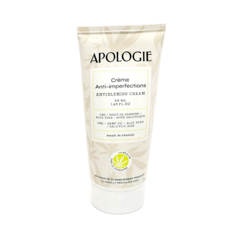 Apologie Crème anti-imperfections au CBD 50 ml