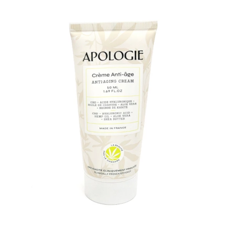 Apologie Crème visage anti-âge au CBD 50 ml