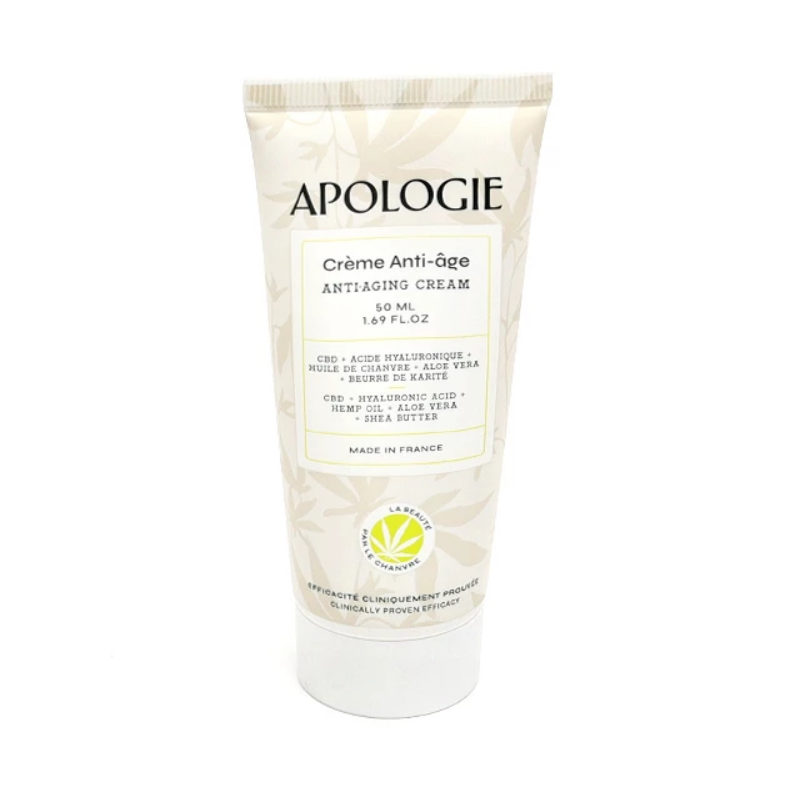 Apologie Crème visage anti-âge au CBD 50 ml Apologie Crème visage anti-âge au CBD 50 ml