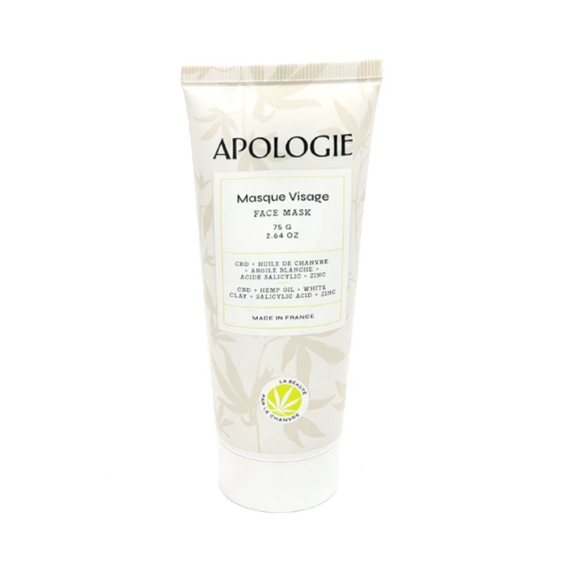 Apologie Masque visage purifiant au CBD 75 g Apologie Masque visage purifiant au CBD 75 g