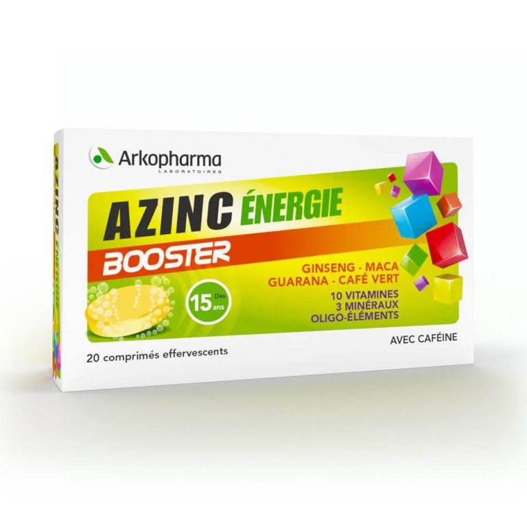 Arkopharma Azinc Énergie Booster 20 comprimés
