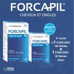 Arkopharma Forcapil Cheveux et ongles Duo 180 + 60 gélules