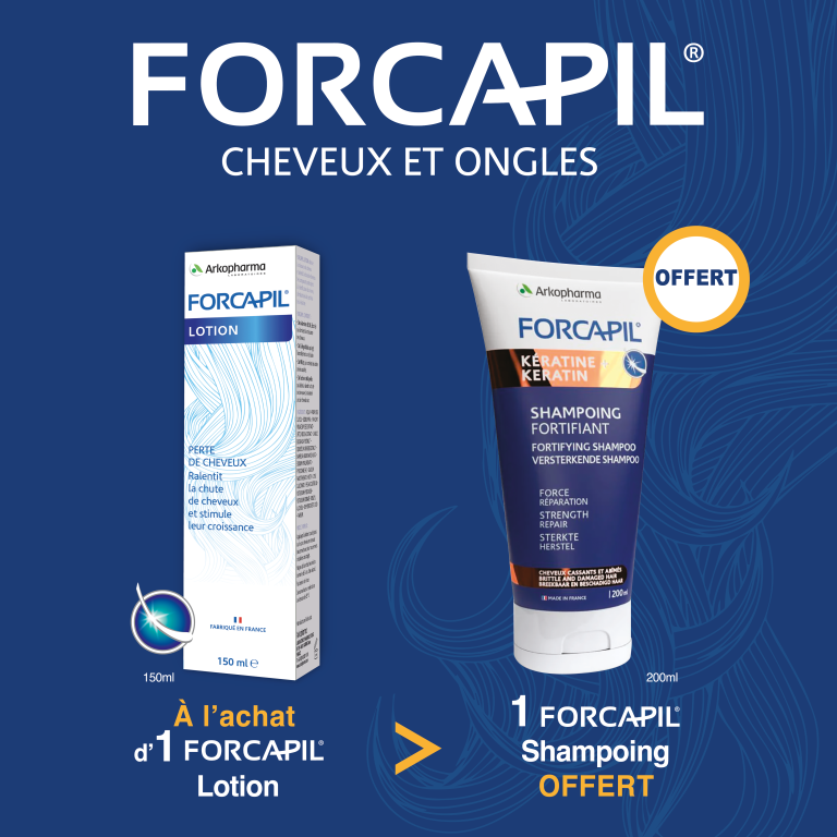 Arkopharma Forcapil Pack Lotion anti-chute + Shampooing énergisant