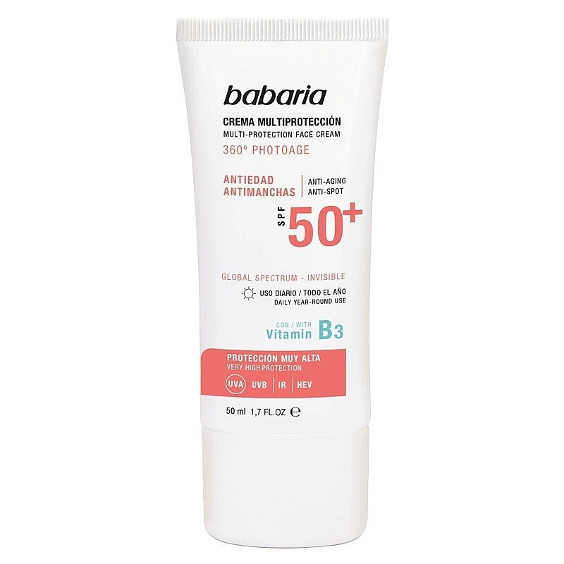 Babaria Écran solaire Peau Nature SPF50 Babaria Écran solaire Peau Nature SPF50