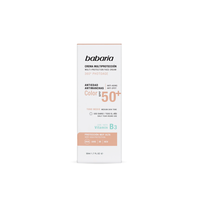 Babaria Écran solaire teinté Peau Nature SPF50 50 ml