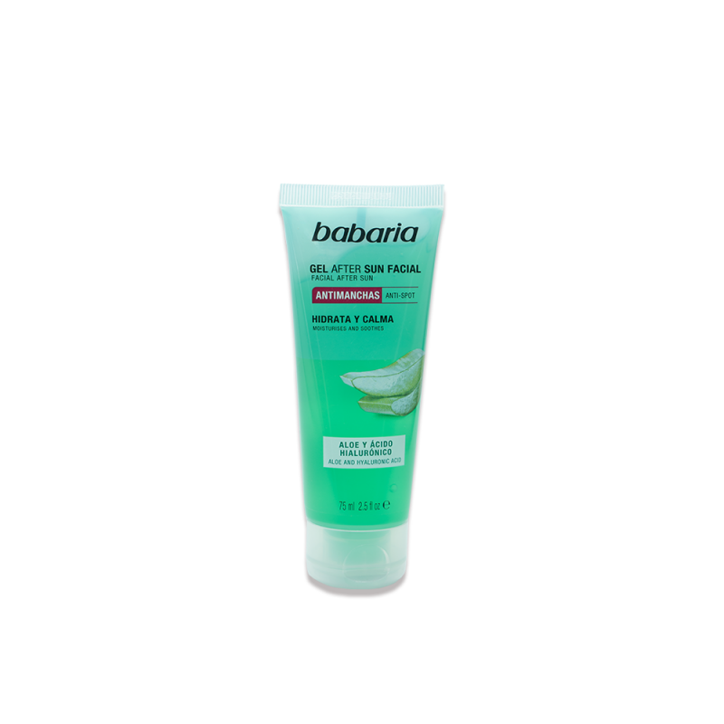 Babaria Gel après-soleil visage Aloe Vera 75 ml