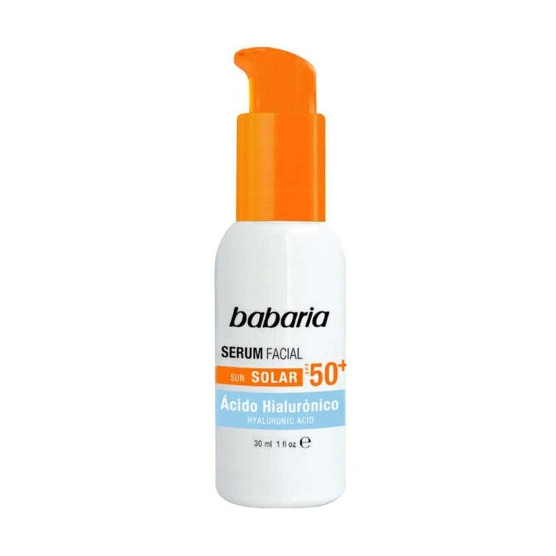 Babaria Sérum visage à l'acide hyaluronique SPF50+ Babaria Sérum visage à l'acide hyaluronique SPF50+