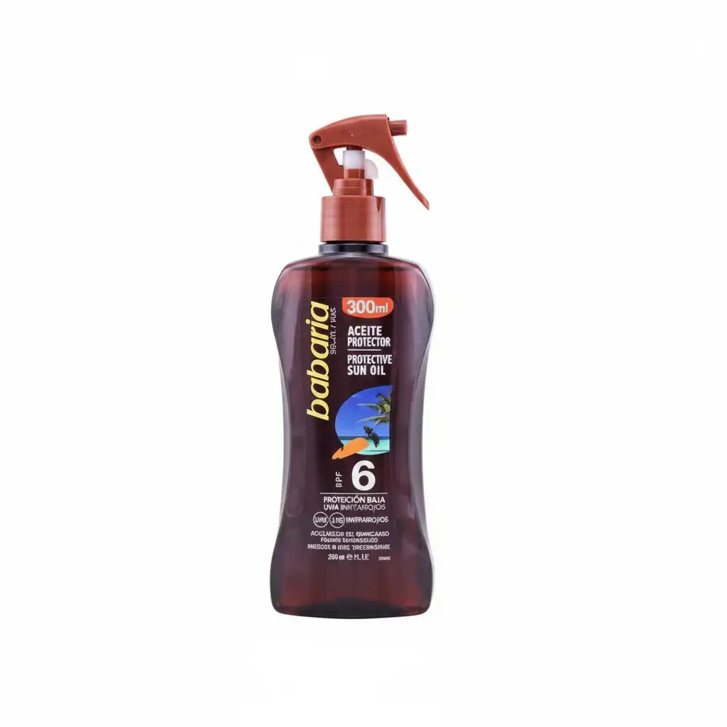 Babaria Spray huile solaire protectrice SPF6 300 ml Babaria Spray huile solaire protectrice SPF6 300 ml
