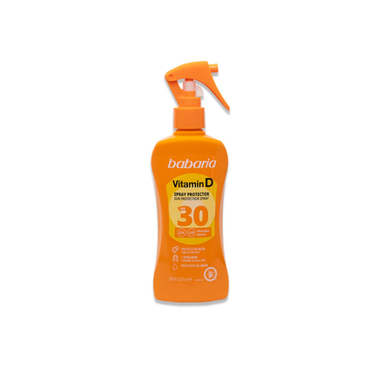 Babaria Spray protecteur solaire Vitamine D SPF30 200 ml