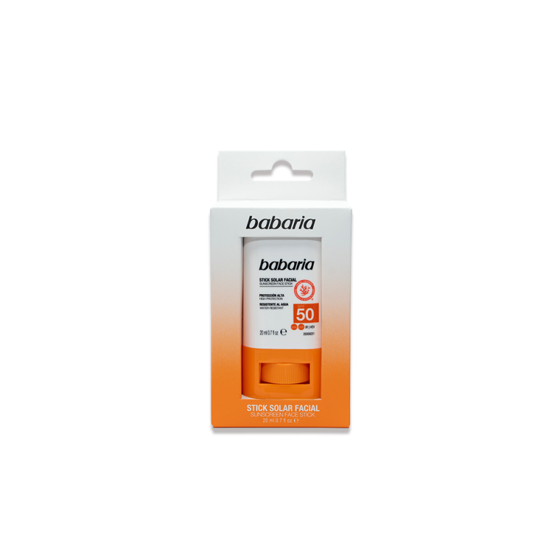 Babaria Stick solaire visage SPF50 20 g Babaria Stick solaire visage SPF50 20 g