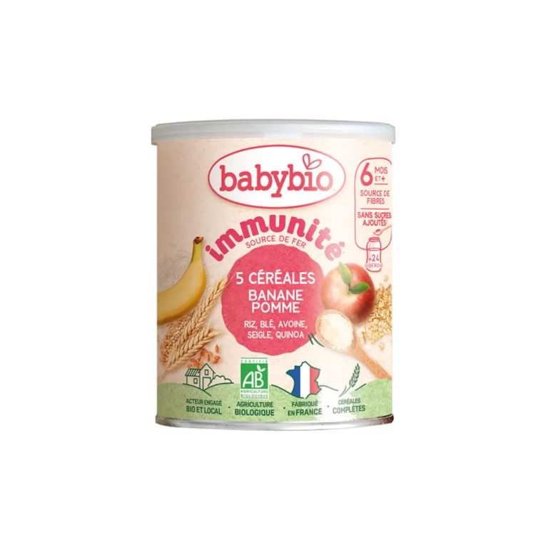 Babybio 5 Céréales Banane Pomme 220 g dès 6 mois