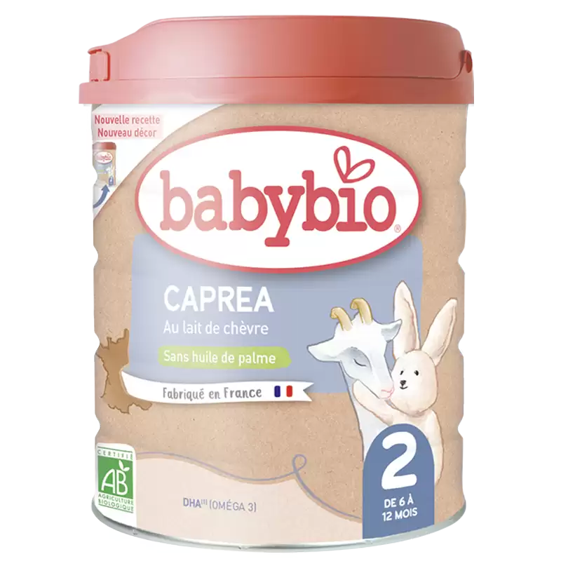 Babybio Caprea 2 Lait de chèvre 2ème âge 800 g 6-12 mois Babybio Caprea 2 Lait de chèvre 2ème âge 800 g 6-12 mois