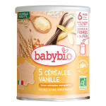 Babybio Céréales Vanille 220 g dès 4 mois