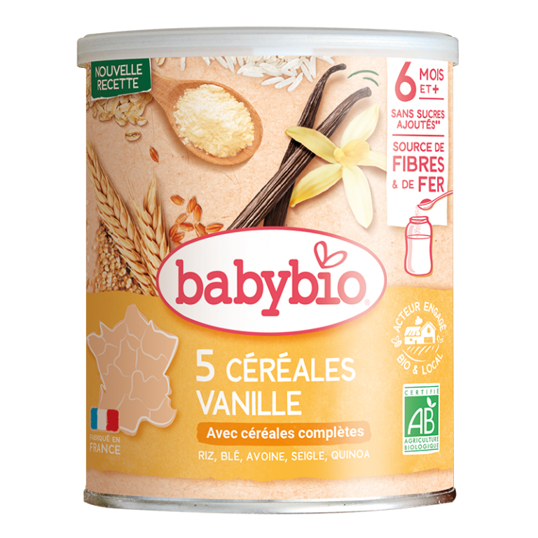 Babybio Céréales Vanille 220 g dès 4 mois
