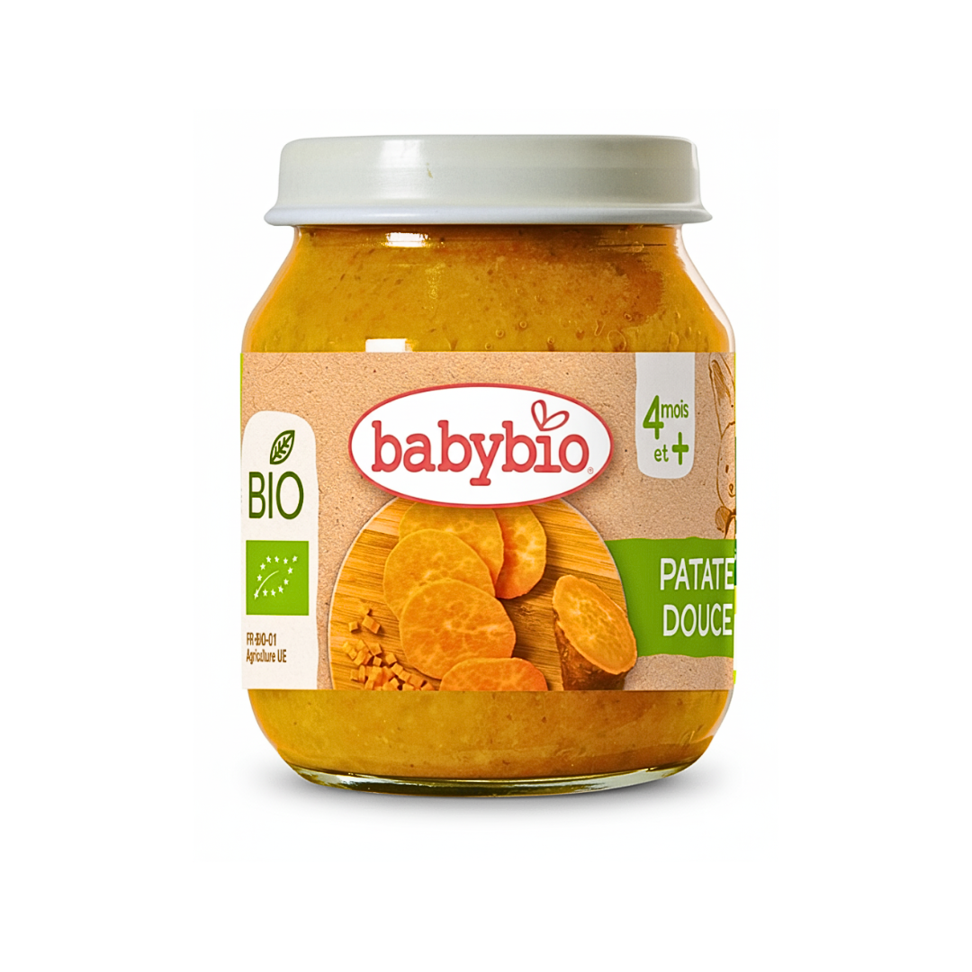 Babybio Petit pot Patate douce 130 g dès 4 mois Babybio Petit pot Patate douce 130 g dès 4 mois