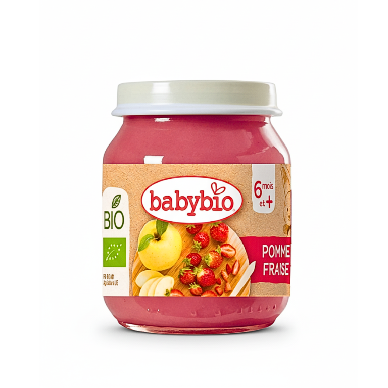 Babybio Petit pot Pomme Fraise 130 g dès 6 mois