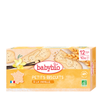 Babybio Petits biscuits à la vanille dès 10 mois 160 g