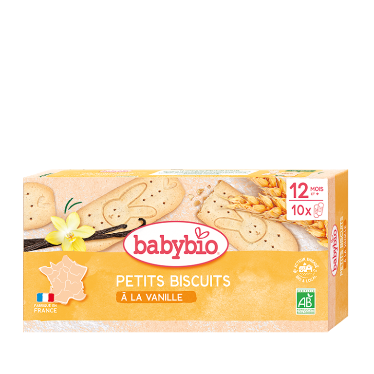 Babybio Petits biscuits à la vanille dès 10 mois 160 g
