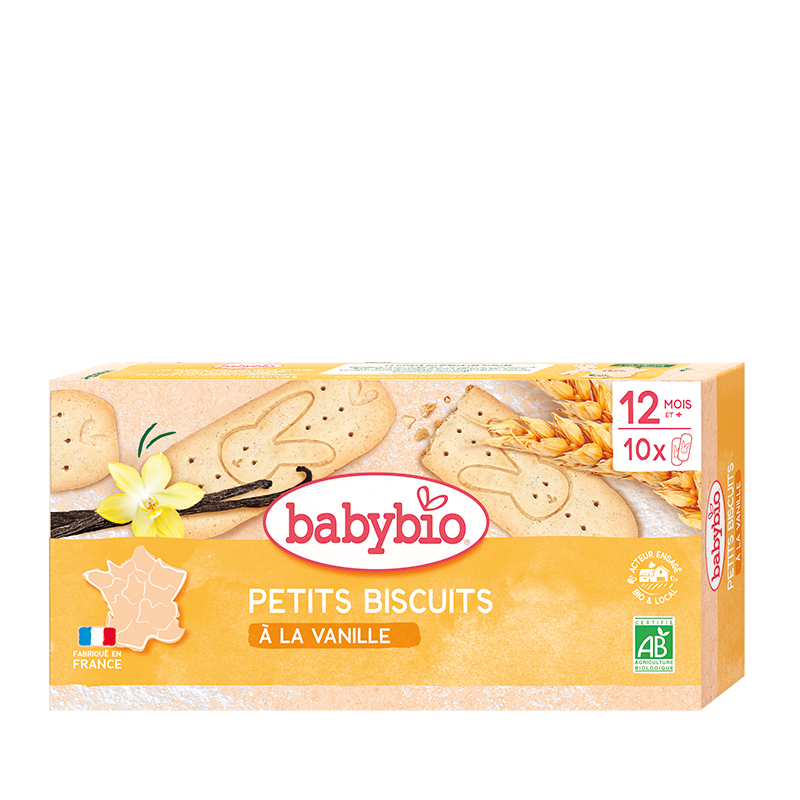 Babybio Petits biscuits à la vanille dès 10 mois 160 g Babybio Petits biscuits à la vanille dès 10 mois 160 g