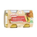 Babybio Pot Mirabelle pomme dès 6 mois 2 x 130 g