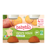 Babybio Pot Patate douce dès 4 mois 2 x 130 g