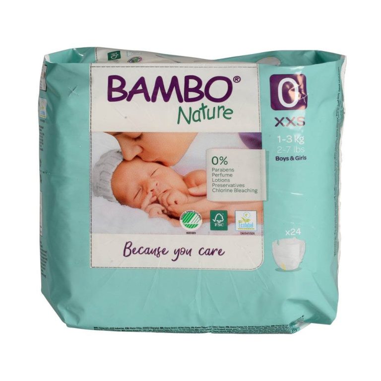 Bambo Nature Couches T0 Prématuré 1-3 kg 4 x 24